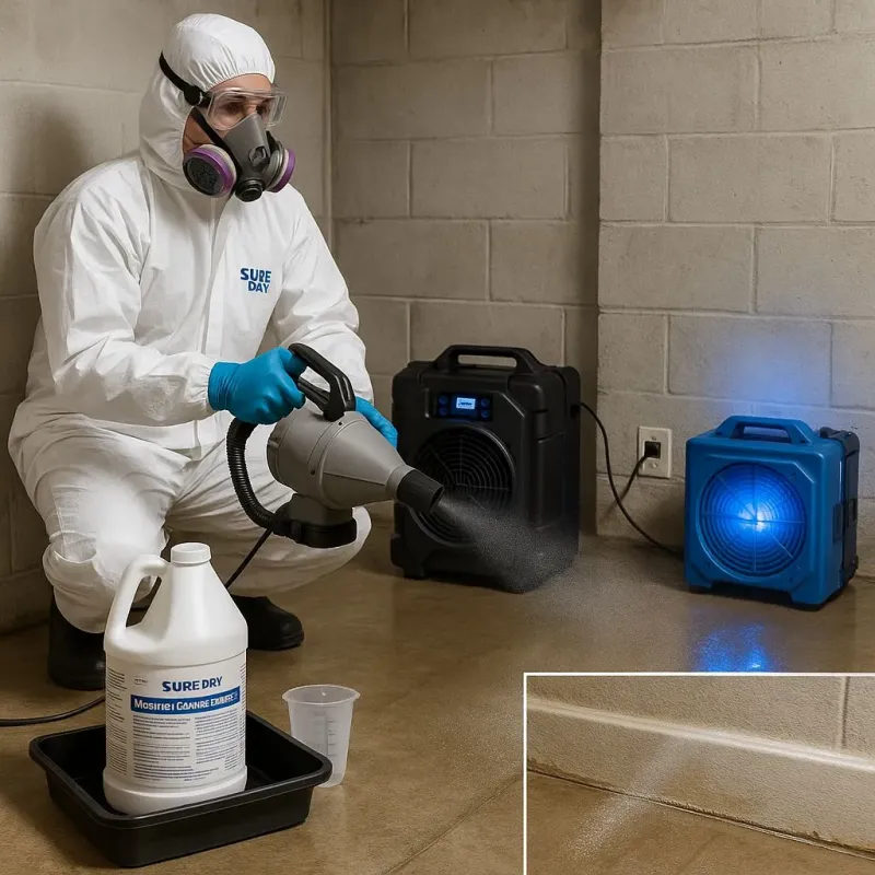 Sanitization and Odor Removal process in Josephine, TX