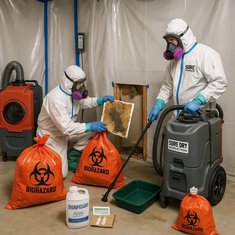 Contaminated Water Handling Protocols process in Josephine, TX